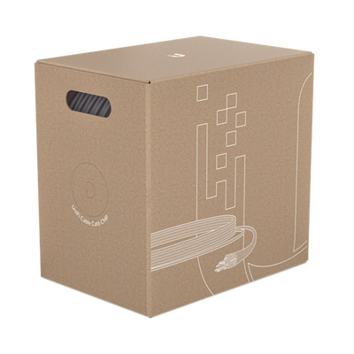 UBIQUITI NETWORKS Bobina de cable UTP Plenum (CMP) UniFi, Cat6, Color blanco, 23 AWG, 305m para interior U-CABLE-C6-CMP