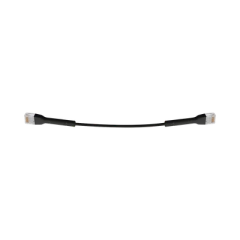 UBIQUITI NETWORKS UniFi Ethernet Patch Cable Cat6 de 22 cm, color negro MOD: UC-PATCH-RJ45-BK