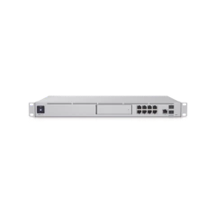 UBIQUITI NETWORKS UniFi Dream Machine Special Edition, 8 puertos LAN RJ45 con POE, 1 LAN SFP+, 1 WAN 2.5G RJ45 y 1 WAN SFP+, 128 GB de memoria interna. Todas las aplicaciones UniFi integradas MOD: UDM-SE