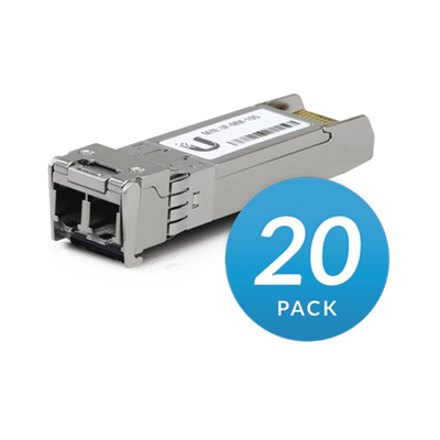 UBIQUITI NETWORKS U-FIBER MODULO MULTIMODO 10GBPS 20 PIEZAS MOD: UF-MM-10G-20