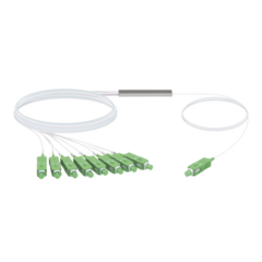UBIQUITI NETWORKS UFiber Splitter (Divisor Óptico) PLC 1 x 8, con conectores SC/APC MOD: UF-SPLITTER-8