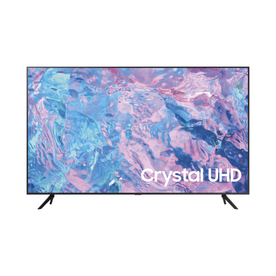 SAMSUNG ELECTRONICS Smart TV 43" UHD 4K (3840x2160p) / 3 Entradas de Video HDMI / 2 Bocinas de 10 W / Compatible VESA (200 X 200) / Compatible con Google y Alexa / WiFi (5 GHz) / eARC / Ideal para uso residencial UN43CU7010FXZX