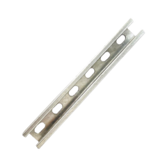 CHAROFIL Unicanal Perforado, 4x4, 3000 mm, acabado Galvanizado por inmersión en caliente MOD: UNP-4X4-U10-GAC