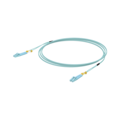 UBIQUITI NETWORKS Jumper de Fibra Óptica Multimodo LC-LC duplex 10 G, 50/125 OM3, Color Aqua, 3 Metros MOD: UOC-3