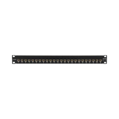 SIEMON Patch Panel UltraMAX. UTP, Precargado con Jacks Cat6, 24 Puertos, Plano, 1U UP6-F1-24L-RS