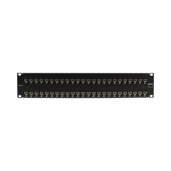 SIEMON Patch Panel UltraMAX. UTP, Precargado con Jacks Cat6, 48 Puertos, Plano, 2U UP6-F2-48L-RS