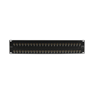 SIEMON Patch Panel UltraMAX. UTP, Precargado con Jacks Cat6, 48 Puertos, Plano, 2U UP6-F2-48L-RS