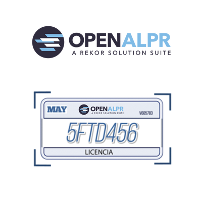 OpenALPR Licencia anual de mantenimiento y actualización de software OpenALPR / por cámara MOD: UPDATE-OPENALPR01