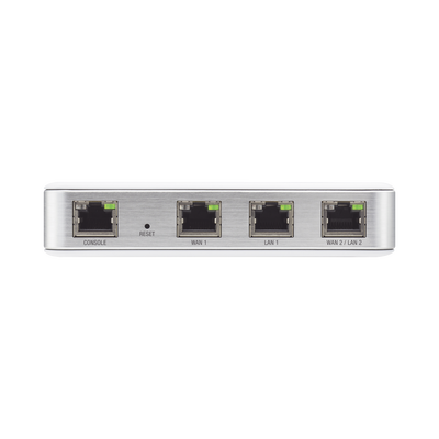 UBIQUITI NETWORKS Router UniFi puertos Ethernet Gigabit, desempeño de 1 Mpps, hasta 100 dispositivos en LAN, bloqueo de tráfico por categoría, administración desde la nube MOD: USG