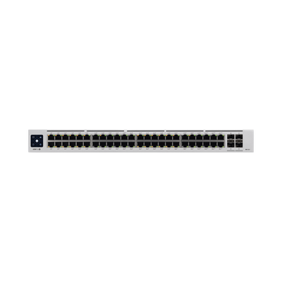 UBIQUITI NETWORKS UniFi Switch USW-Pro-48-POE Gen2, Capa 3 de 48 puertos PoE 802.3at/bt + 4 puertos 1/10G SFP+, 600W, pantalla informativa USW-PRO-48-POE