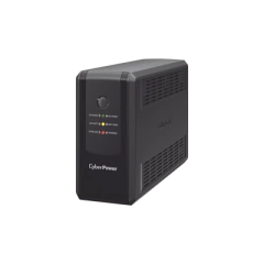 CYBERPOWER UPS de 750 VA/375 W, Topología Línea Interactiva, Entrada 120 Vca NEMA 5-15P, y 8 Salidas NEMA 5-15R, Puerto USB, Con Regulador de Voltaje (AVR) MOD: UT-750GU