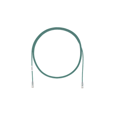 PANDUIT Cable de Parcheo TX6, UTP Cat6, Diámetro Reducido (28AWG), Color Verde, 3ft MOD: UTP28SP3GR