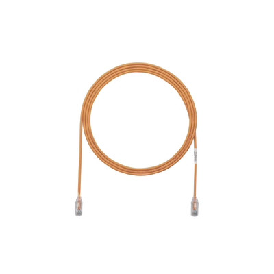 PANDUIT Cable de Parcheo TX6, UTP Cat6, Diámetro Reducido (28AWG), Color Naranja, 3ft MOD: UTP28SP3OR