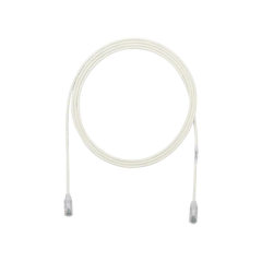 PANDUIT Cable de Parcheo TX6, UTP Cat6, Diámetro Reducido (28AWG), Color Blanco Mate, 4ft MOD: UTP28SP4