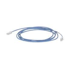 PANDUIT Cable de Parcheo TX6, UTP Cat6, Diámetro Reducido (28AWG), Color Azul, 45ft MOD: UTP28SP45BU
