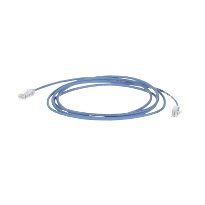 PANDUIT Cable de Parcheo TX6, UTP Cat6, Diámetro Reducido (28AWG), Color Azul, 45ft MOD: UTP28SP45BU
