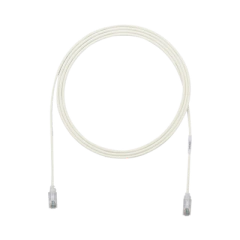 PANDUIT Cable de Parcheo TX6, UTP Cat6, Diámetro Reducido (28AWG), Color Gris, 7ft UTP28SP7GY