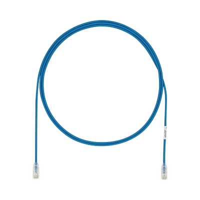 PANDUIT Cable de Parcheo UTP Cat6A, CM/LSZH, Diámetro Reducido (28AWG), Color Azul, 22ft MOD: UTP28X22BU