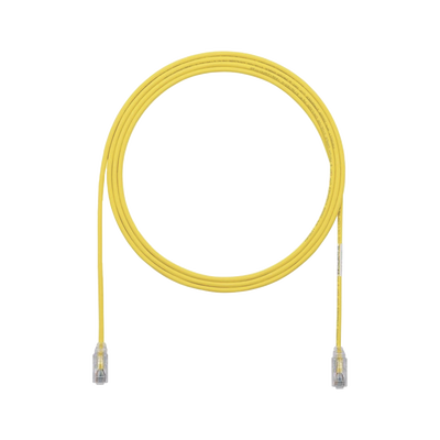 PANDUIT Cable de Parcheo UTP Cat6A, CM/LSZH, Diámetro Reducido (28AWG), Color Amarillo, 3ft MOD: UTP28X3YL