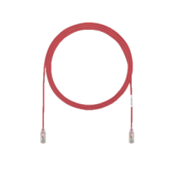 PANDUIT Cable de Parcheo UTP Cat6A, CM/LSZH, Diámetro Reducido (28AWG), Color Rojo, 5ft MOD: UTP28X5RD