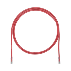PANDUIT Cable de Parcheo UTP, Cat6A, 24 AWG, CM, Color Rojo, 5ft MOD: UTP6A5RD