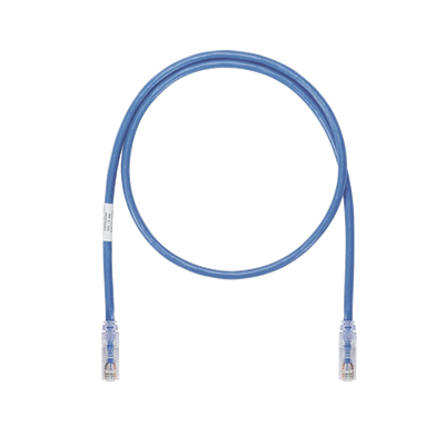 PANDUIT Cable de Parcheo UTP, Cat6A, 24 AWG, CM, Color Azul, 10ft MOD: UTP6AX10BU
