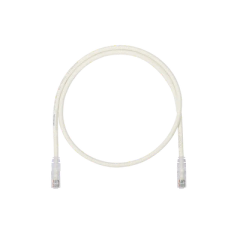 PANDUIT Cable de Parcheo UTP, Cat6A, 24 AWG, CM, Color Blanco, 15ft MOD: UTP6AX15