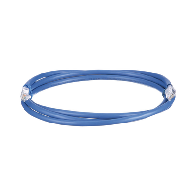 PANDUIT Cable de Parcheo UTP, Cat6A, 24 AWG, CM, Color Azul, 15ft MOD: UTP6AX15BU