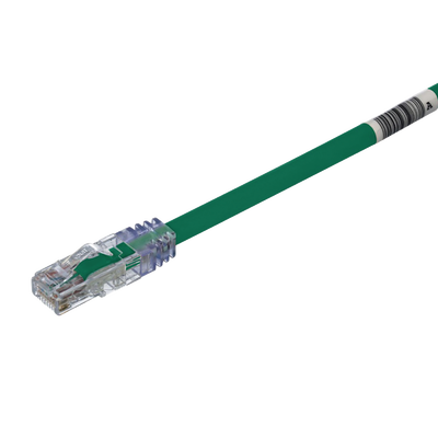 PANDUIT Cable de Parcheo UTP, Cat6A, 24 AWG, CM, Color Verde, 25ft MOD: UTP6AX25GR