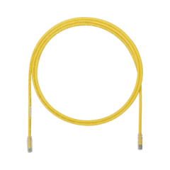 PANDUIT Cable de Parcheo UTP, Cat6A, 24 AWG, CM, Color Amarillo, 5ft MOD: UTP6AX5YL