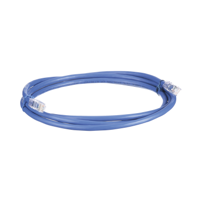 PANDUIT Cable de Parcheo UTP, Cat6A, 24 AWG, CM, Color Azul, 7ft MOD: UTP6AX7BU