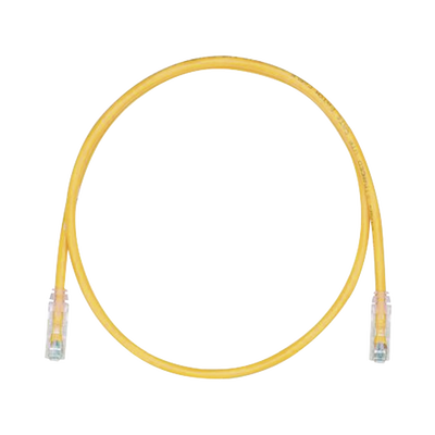 PANDUIT Cable de Parcheo TX6, UTP Cat6, 24 AWG, CM, Color Amarillo, 3ft MOD: UTPSP3YLY