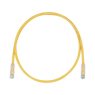 PANDUIT Cable de Parcheo TX6, UTP Cat6, 24 AWG, CM, Color Amarillo, 5ft MOD: UTPSP5YLY