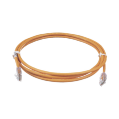 PANDUIT Cable de Parcheo TX6, UTP Cat6, 24 AWG, CM, Color Naranja, 7ft MOD: UTPSP7ORY