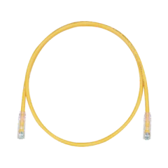 PANDUIT Cable de Parcheo TX6, UTP Cat6, 24 AWG, CM, Color Amarillo, 7ft MOD: UTPSP7YLY