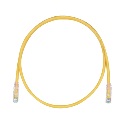 PANDUIT Cable de Parcheo TX6, UTP Cat6, 24 AWG, CM, Color Amarillo, 7ft MOD: UTPSP7YLY