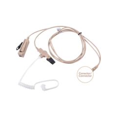 OTTO Kit de Micrófono-Audífono profesional de 2 cables para KENWOOD NX-340/320/420, TK-3230/3000/3402/3312/3360/3170 MOD: V1-10266