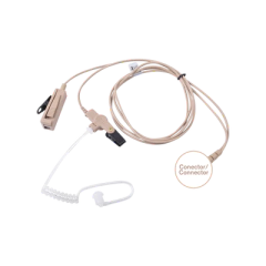 OTTO Kit de Micrófono-Audífono profesional de 2 cables para KENWOOD NX-340/320/420, TK-3230/3000/3402/3312/3360/3170 MOD: V1-10266