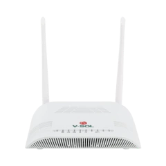 V-SOL ONU Dual G/EPON con Wi-Fi en 2.4 GHz + 1 puerto LAN Gigabit + 1 puerto LAN Fast Ethernet, hasta 300 Mbps vía inalámbrico MOD: V2802-GW
