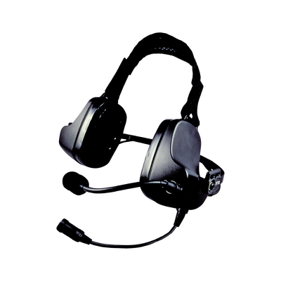 OTTO Diadema PROFILE por detrás de la cabeza. Sumergible y Cancelación de Ruido para cable modular intercambiable para Kenwood, Motorola, Hytera. MOD: V4-10902