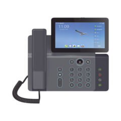 FANVIL Videoteléfono IP inteligente Insignia, Android 9.0, 20 líneas SIP, pantalla a color 7" ajustable, Teclado de iluminación configurable, PoE, conferencia local de 10 vías. MOD: V67