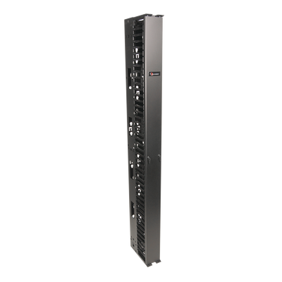 SIEMON Organizador RouteIT Vertical Sencillo de 45UR, Fabricado en Acero Laminado en Frío 16AWG, 6in (152mm) de Ancho MOD: VCM-6
