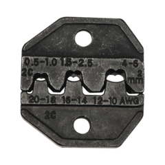 KLEIN TOOLS Matriz Ponchadora, Terminales sin Aislamiento o de Cilindro Abierto, 10-20 AWG. Compatible con Pinza Ponchadora VDV200-010 MOD: VDV-205-036