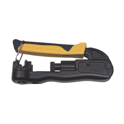 KLEIN TOOLS Pinza Ponchadora para Cables RG58, RG59, RG62, RG6/6Q, RG7, RG11 y Conector F, BNC y RCA. MOD: VDV211-063