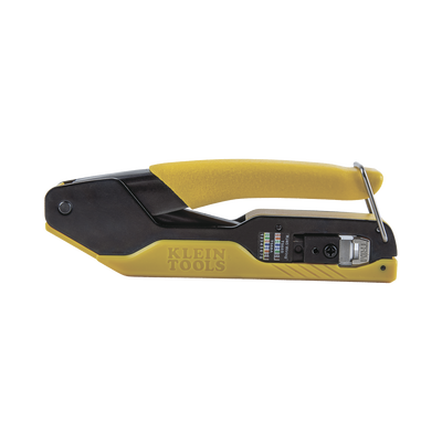 KLEIN TOOLS Ponchadora/Pelacables/Cortacables con Matraca para Conectores Pass-Thru RJ45 MOD: VDV226-005