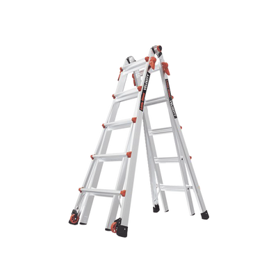 Little Giant Ladder Systems Escalera Multi-Posiciones de 6.7 m (22') para Suelos Inclinados o con Desniveles. MOD: VELOCITYM22IA