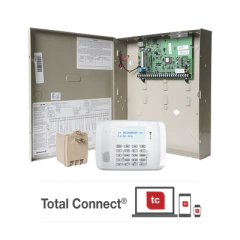 HONEYWELL HOME RESIDEO Panel de Alarma Residencial/Comercial VISTA 21IP con Módulo IP incluído para conexión a AlarmNet y Teclado Alfanumerico con Receptor Inalambrico 6162RF MOD: VISTA21IP/6162RF