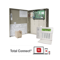 HONEYWELL HOME RESIDEO Panel de Alarma IP con Teclado Alfanumerico programador con 4 Zonas directamente en el teclado MOD: VISTA21IP/64SP