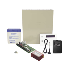 HONEYWELL HOME RESIDEO (2 Años 4GLTEM/5G ILIMITADO INCLUIDO) Kit Vista48LA con comunicador 4GLTEM/5G MN01, Teclado, Gabinete, Batería y Transformador MOD: VISTA48-60RF-MN01