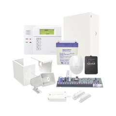 HONEYWELL Kit de panel VISTA48LA con Teclado de palabras fijas y sensores Alambricos MOD: VISTA48/6150TBCMS